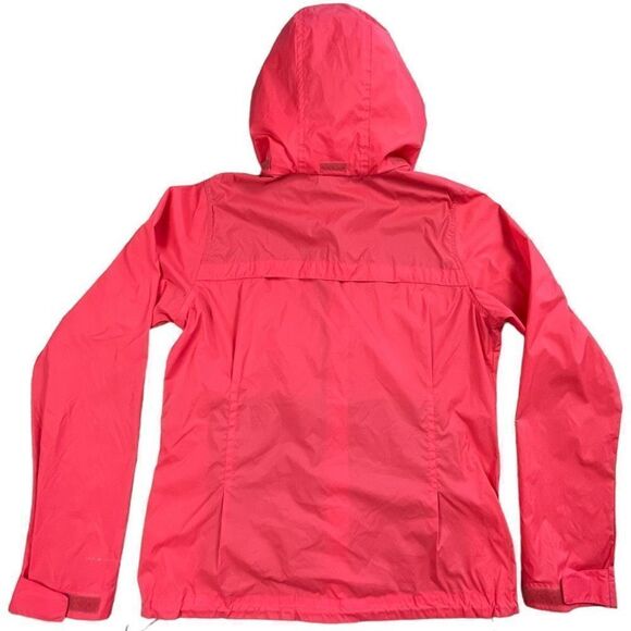 Columbia Women's Waterproof Raincoat, Coral Pink Barbiecore - Size Medium - Picture 7 of 13